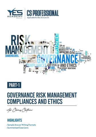 Book Governance, Risk Management, Compliance & Ethics