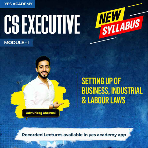 Picture of CS EXECUTIVE SETTING UP OF BUSINESS , INDUSTRIAL & LABOUR LAWS - NEW SYLLABUS