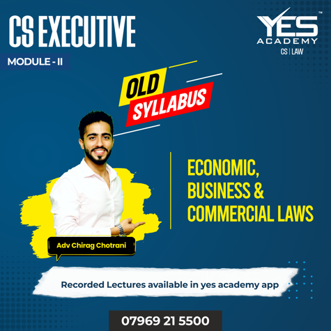 CS Executive EBCL (Old Syllabus)