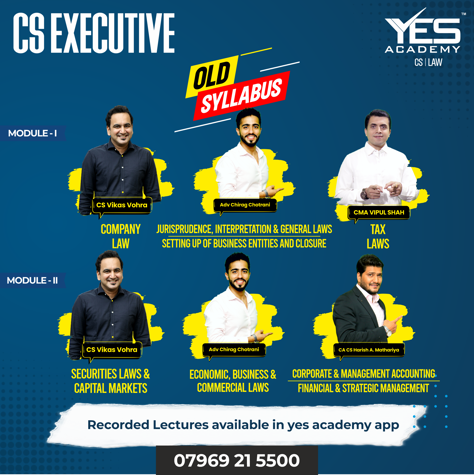 CS Executive Both Modules Combo (Old Syllabus)