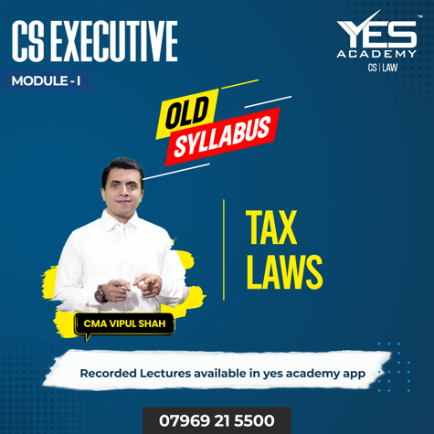 Picture of CS Executive Tax Laws & Practice (Old Syllabus)