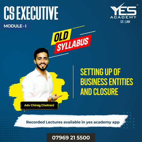 CS Executive SBEC (Old Syllabus)