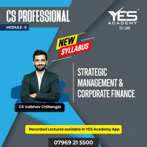 Picture of CS Professional - Strategic Management & Corporate Finance -  (New Syllabus)