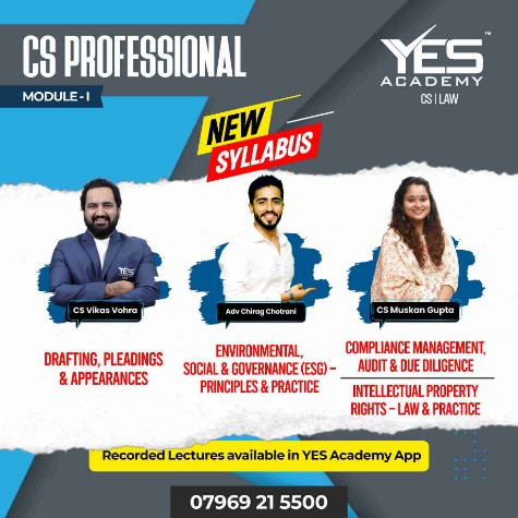 Picture of CS Professional - Module 1 COMBO with Intellectual Property Rights – Law & Practice - New Syllabus 