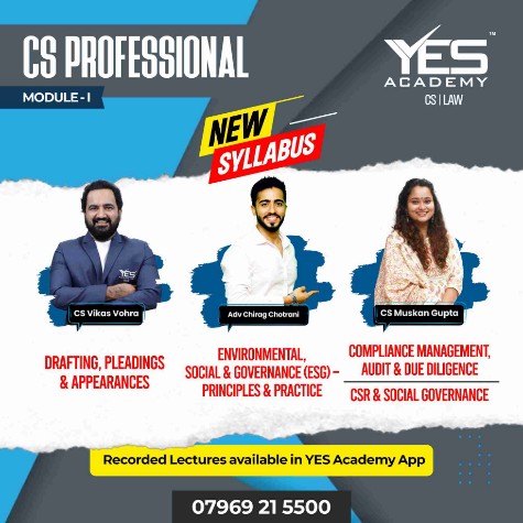 Picture of CS Professional - Module 1 COMBO with CSR & Social Governance - New Syllabus