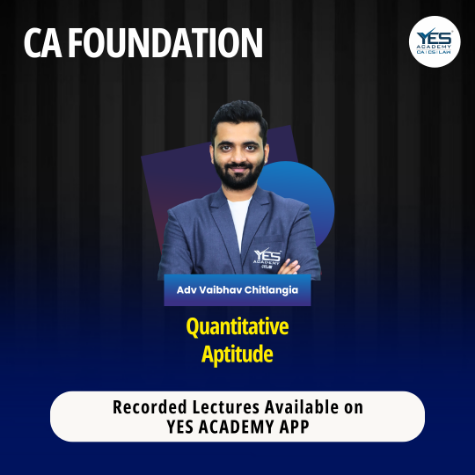 Picture of CA-F Quantitative Aptitude  For Sep 25 & Jan 26