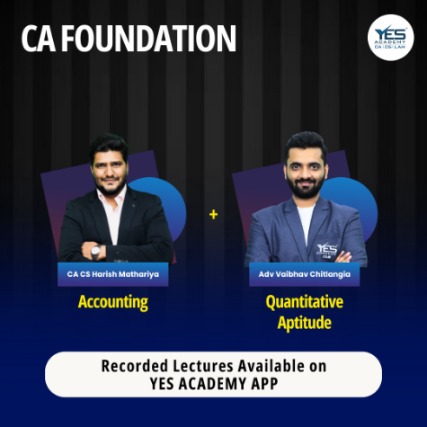 Picture of CA-F Accounting + Quantitative Aptitude For Sep 25 & Jan 26