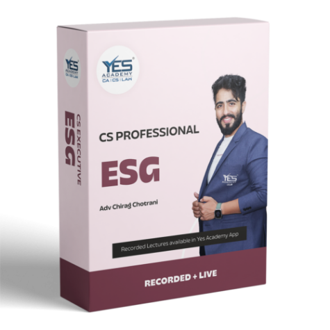 Picture of CS Professional - Environmental, Social and Governance (ESG) – Principles & Practice -(New Syllabus)