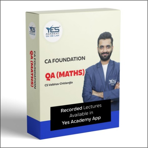 Picture of CA Foundation Quantitative Aptitude by CS Vaibhav Chitlangia