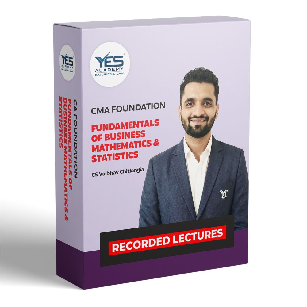 CMA Foundation Business Mathematics and Statistics