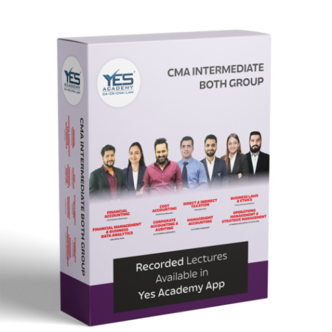 Picture of CMA Intermediate Both Groups (Combo) By YES Academy, Pune