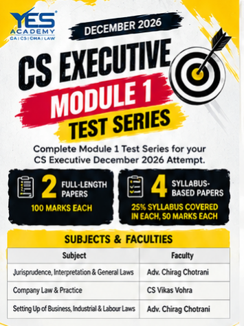 Picture of CS Executive Module 1 Test Series – December 2026