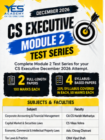 Picture of CS Executive Module 2 Test Series – December 2026