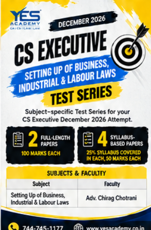 Picture of CS Executive SBIL Test Series – December 2026
