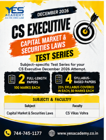 Picture of CS Executive CMSL Test Series – December 2026