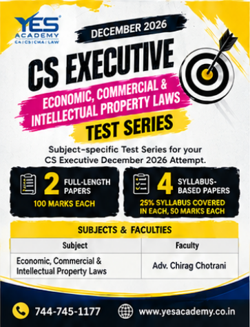 Picture of CS Executive ECIPL Test Series – December 2026