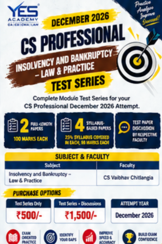 Picture of Insolvency and Bankruptcy – Law & Practice Test Series
