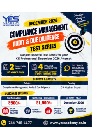 Picture of Compliance Management, Audit & Due Diligence Test Series