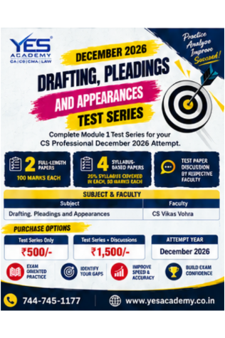 Picture of Drafting, Pleadings and Appearances Test Series