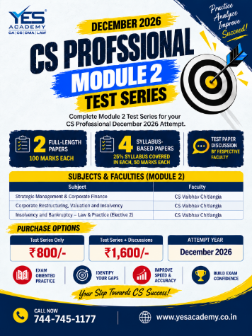 Picture of CS Professional Module 2 Test Series – December 2026