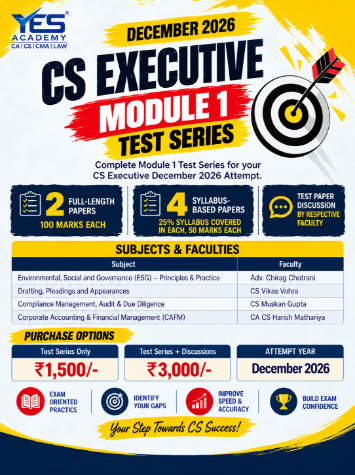 Picture of CS Executive Module 1 Test Series – December 2026