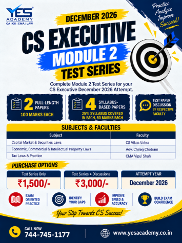 Picture of CS Executive Module 2 Test Series – December 2026